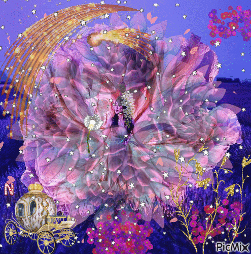 цветочная фея - Darmowy animowany GIF