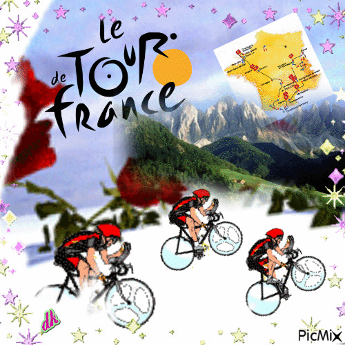 Concour Tour de France. - GIF animate gratis