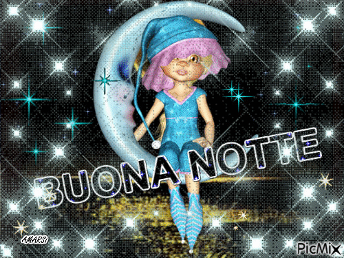 BUONA NOTTE - Bezmaksas animēts GIF