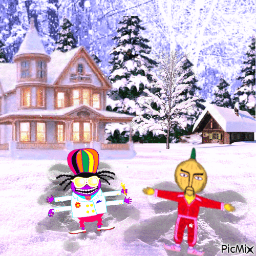 The Wistful Winter Lovers - GIF animasi gratis