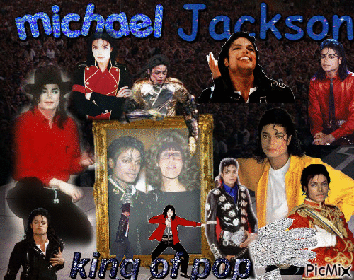 king of pop - Free animated GIF