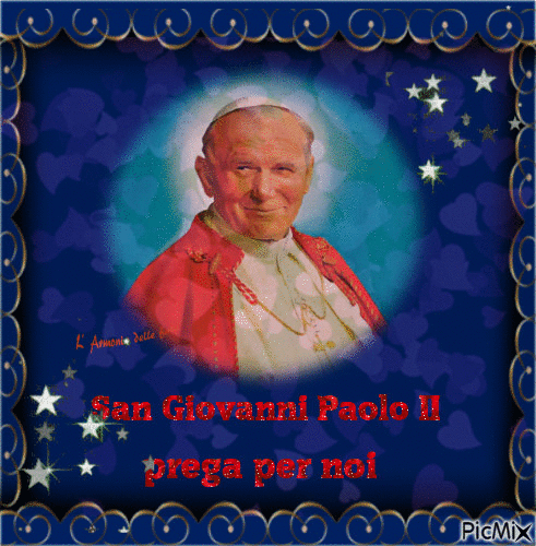 San Giovanni Paolo II - Безплатен анимиран GIF