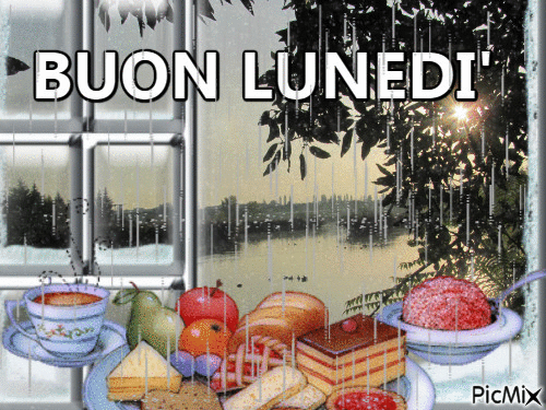 BUON LUNEDI' - Animovaný GIF zadarmo