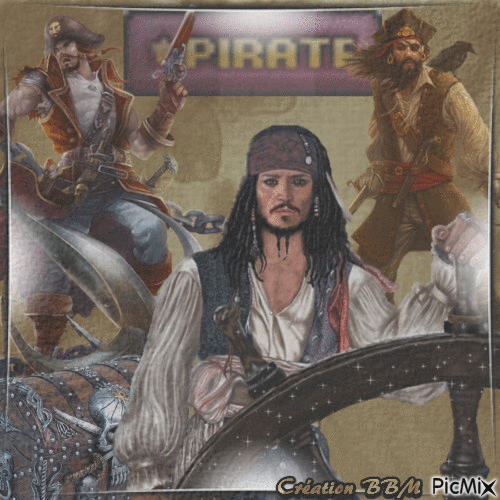 Pirates par BBM - GIF animé gratuit