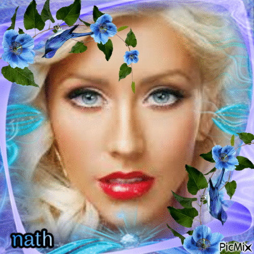 Christina Aguilera - GIF animado grátis
