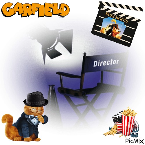 Director Garfield Presents *Puss-N-Boots* - gratis png