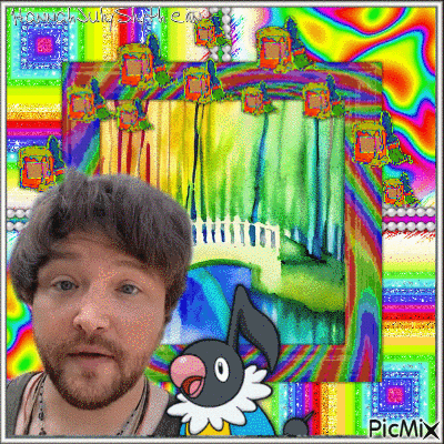 ♦Sterling Knight & Rainbow Art♦ - Gratis animerad GIF