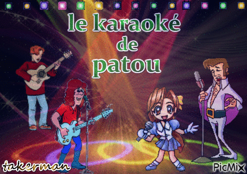 karaoké - Gratis animerad GIF
