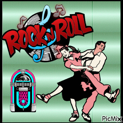 rock n roll - Бесплатни анимирани ГИФ