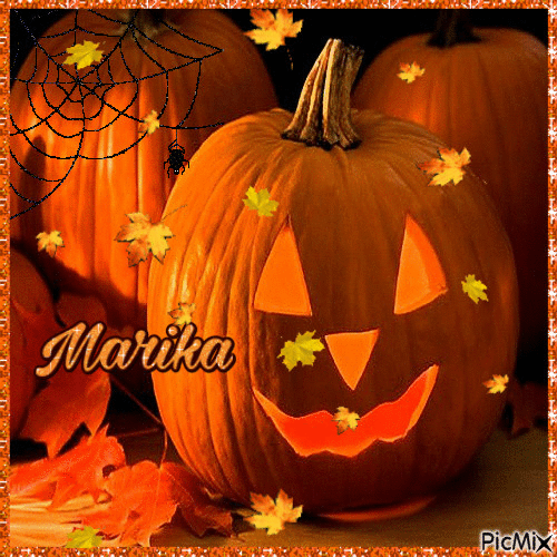 Marika Halloween - GIF animasi gratis
