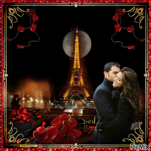 Amor en Paris... - Free animated GIF