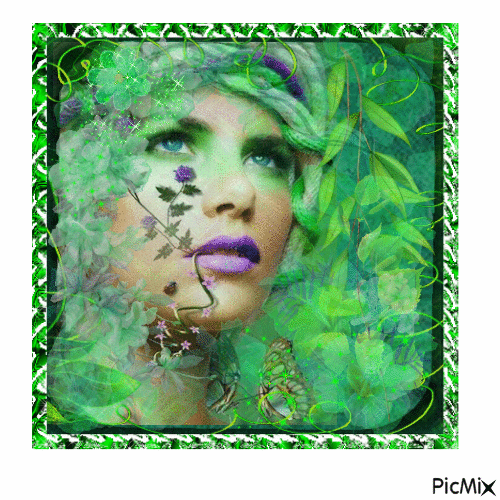 👢❤️_LADY IN GREEN_ ❤️👢 - Δωρεάν κινούμενο GIF