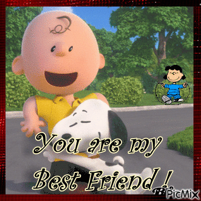 you are my best friend - Bezmaksas animēts GIF
