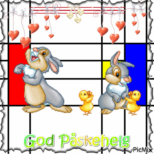 Happy Easterweekend - Бесплатный анимированный гифка