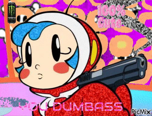 Super Milk Chan hitting the griddy - Free animated GIF