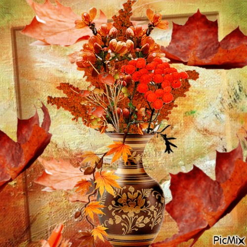 Bouquet d'automne - бесплатно png