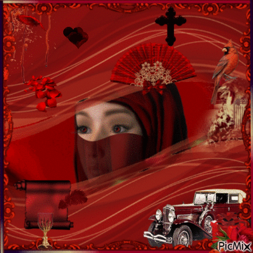 collage red - 免费动画 GIF