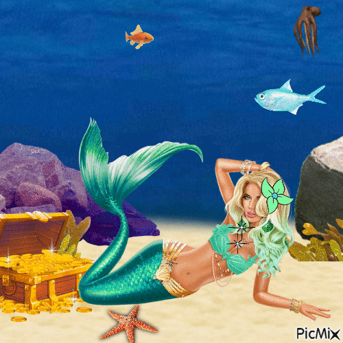 Mermaid - Δωρεάν κινούμενο GIF