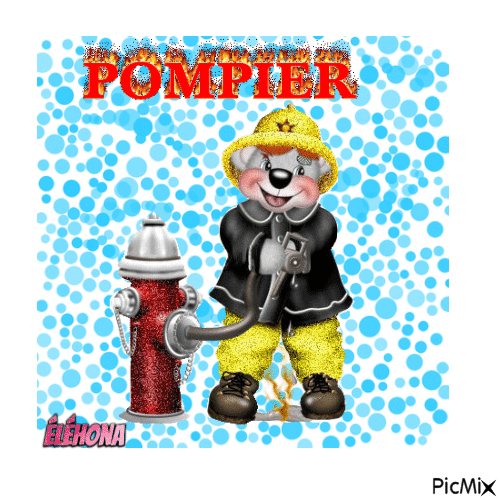 pompier - Zdarma animovaný GIF
