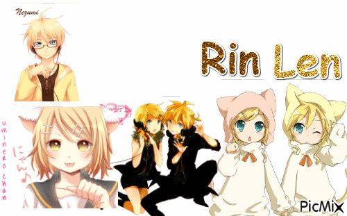 Rin et Len - Gratis geanimeerde GIF
