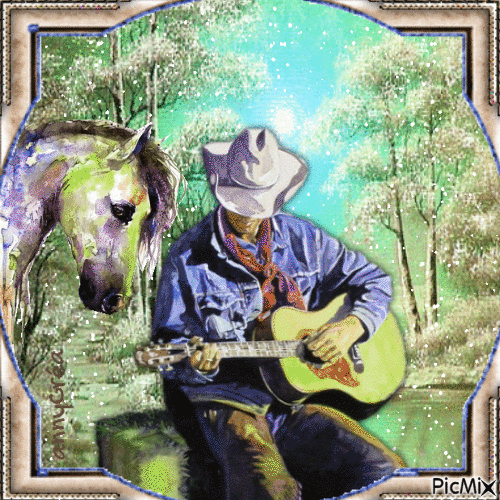 Cowboy - Ilmainen animoitu GIF