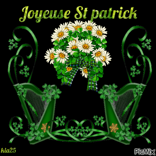 St Patrick - Zdarma animovaný GIF
