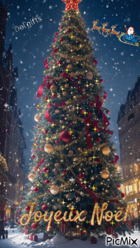 Joyeux Noël - Безплатен анимиран GIF