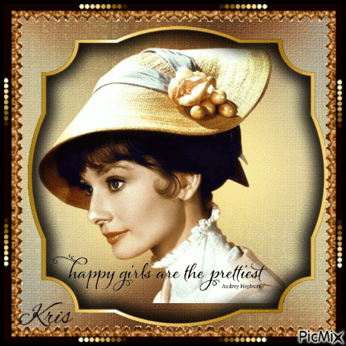 Audrey Hepburn - Gratis geanimeerde GIF