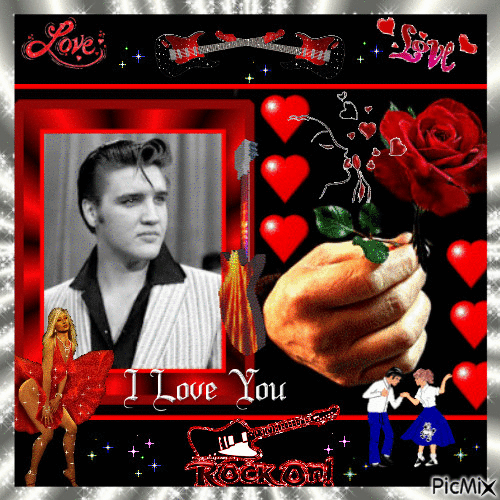 Love Elvis - Gratis geanimeerde GIF