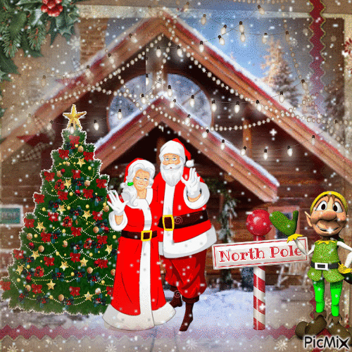 MR&MRS CLAUS - Free animated GIF