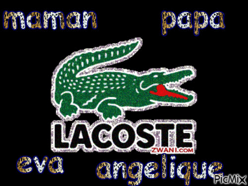 lacoste - Бесплатный анимированный гифка