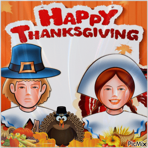 Happy Thanksgiving - Nemokamas animacinis gif