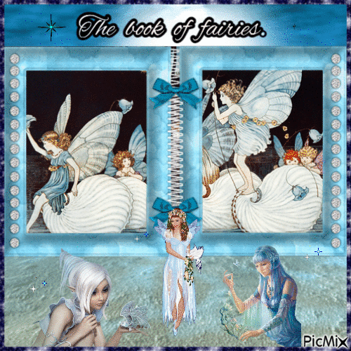 the book of fairies - GIF animé gratuit