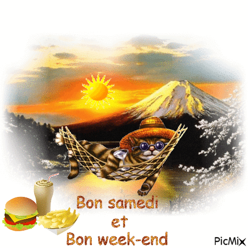 Et Bon Weekend - Безплатен анимиран GIF