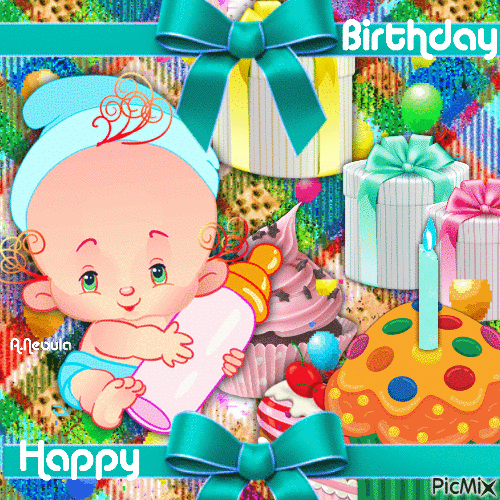 Happy birthday to you - GIF animasi gratis