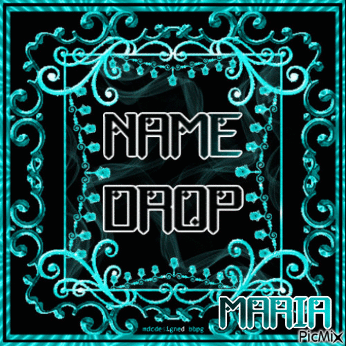 name drop - Gratis geanimeerde GIF