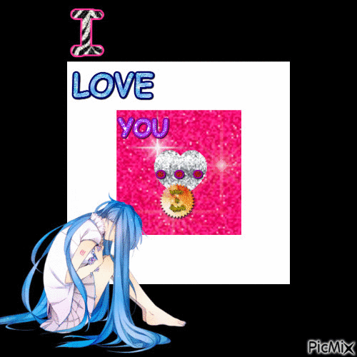 I LOVE YOU ... - Ingyenes animált GIF