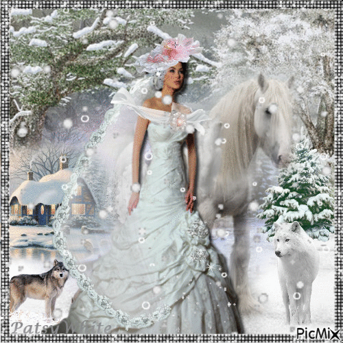 Winter Bride - Ilmainen animoitu GIF