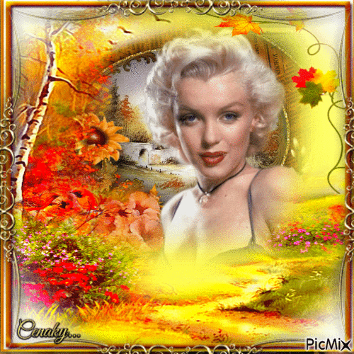 Marilyn Monroe en automne