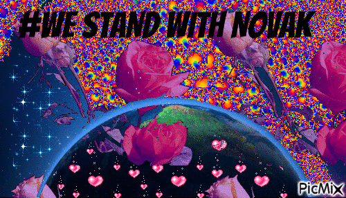 #We Stand With Novak - GIF animate gratis