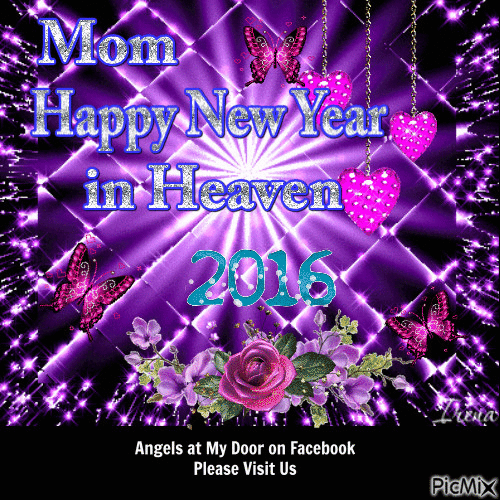 Mom, Happy New Year - Besplatni animirani GIF