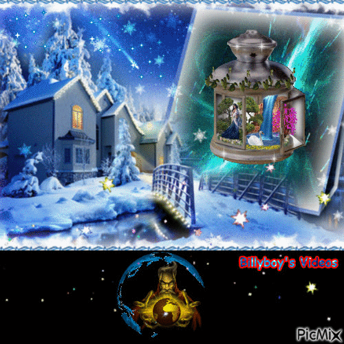 Snow Fantasy - Ingyenes animált GIF