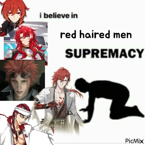 red haired men - nemokama png
