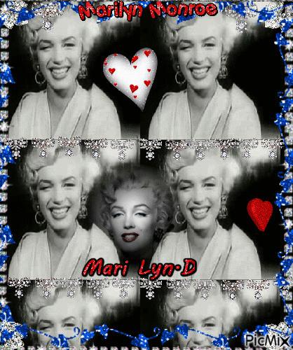 Marilyn Monroe /Mari Lyn.D - Besplatni animirani GIF