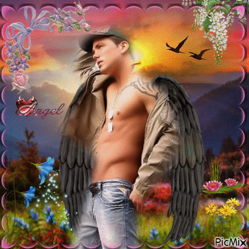 angel (homme) - Free animated GIF