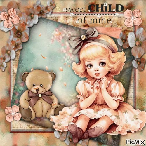 sweet child - GIF animé gratuit