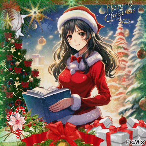 Concours : Joyeux Noël en Manga - GIF animé gratuit