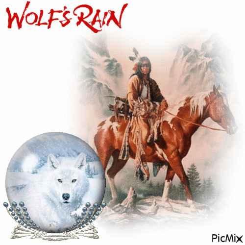 Wolfs Rain - Бесплатный анимированный гифка