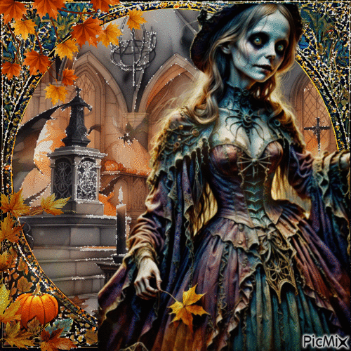 Gotischer Herbst - Darmowy animowany GIF