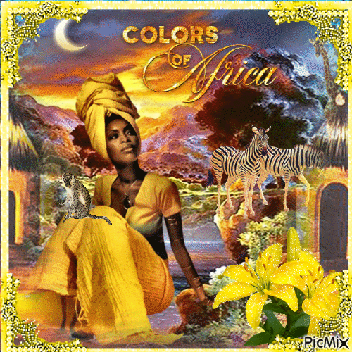 Colors of Africa - GIF animasi gratis